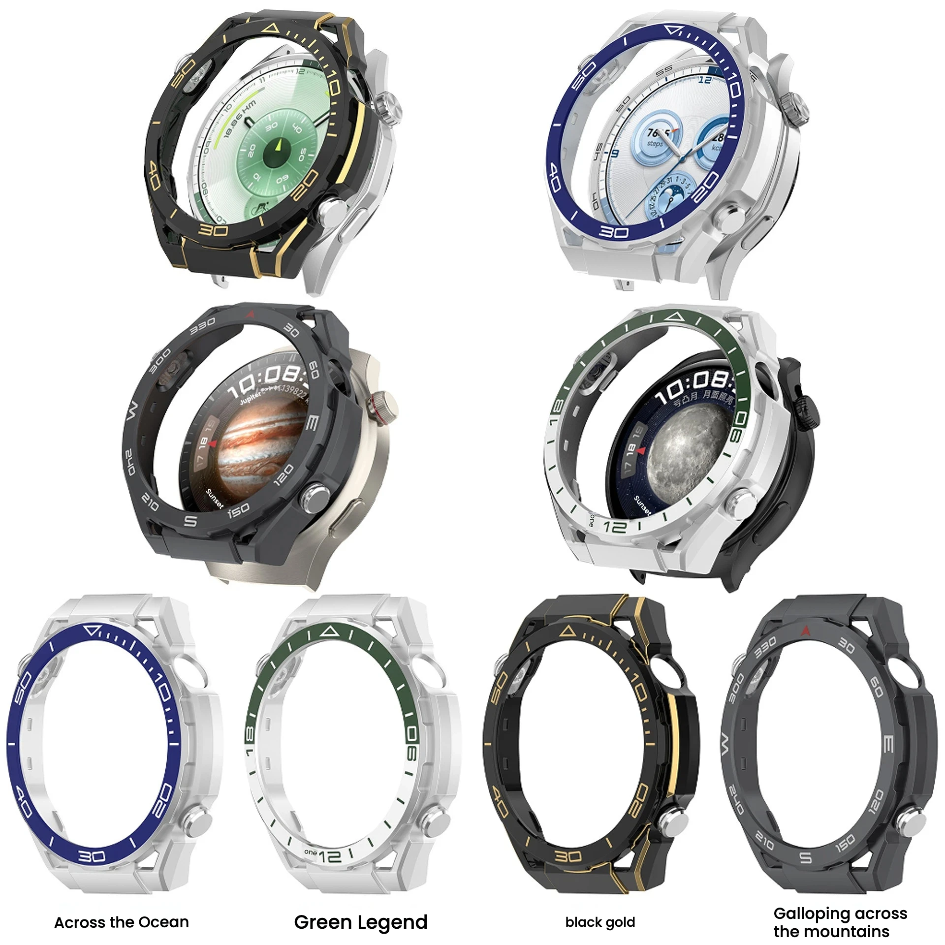 

Case For Huawei Watch GT 6 /6 Pro 5/5 Pro/GT 4 46mm smartwatch accessories Scale Cover Bumper Shell HUAWEI watch GT 6 Protective