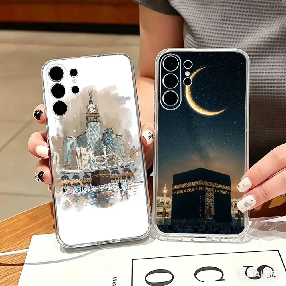 

Islam MECCA KAABA AL-HARAM Phone Case For Samsung S25,S24,S21,S22,S21,S20,S10,S9Ultra,Plus,Fe,Lite Transparent Cover
