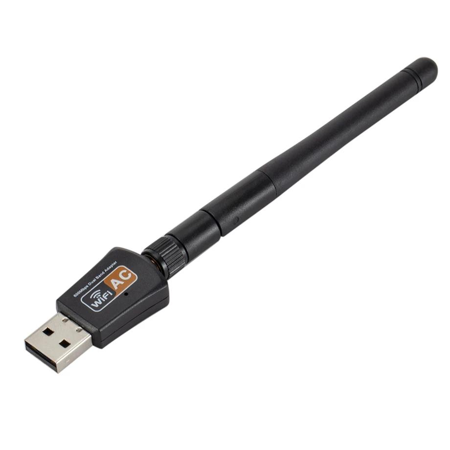 Dual Band 600Mbps Usb Wifi Adapter 2.4Ghz 5Ghz Wifi Met Antenne Pc Mini Computer Netwerkkaart Ontvanger 802.11b/N/G/Ac