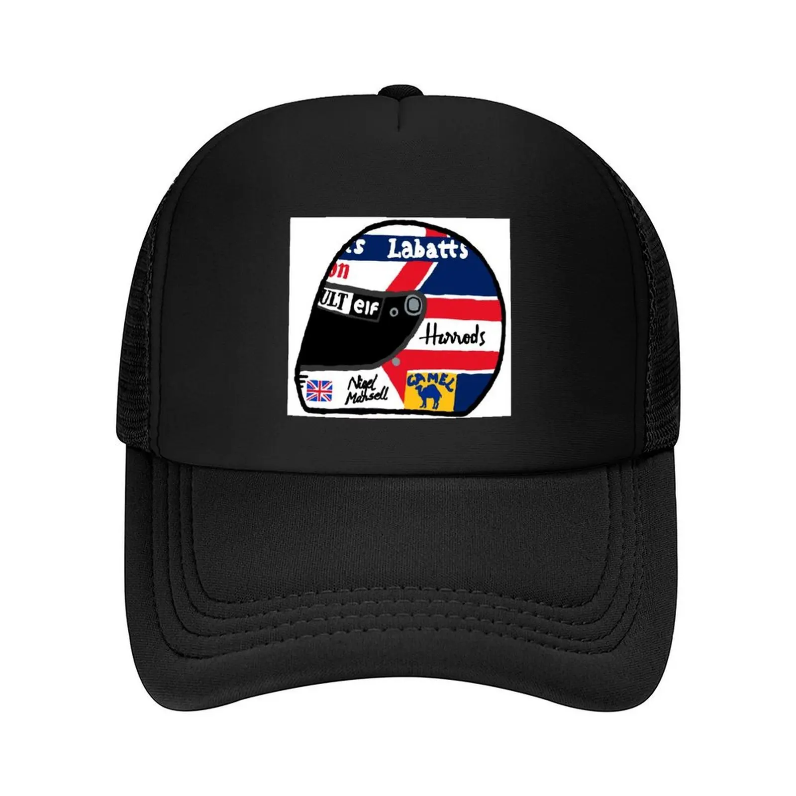 

Nigel Mansell Helmet Baseball Cap Hat Luxury Brand Unique hats Ball Cap sun caps Elegant Women's Hats Men's