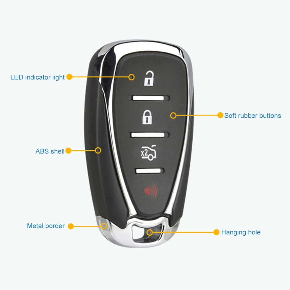 Substituição Duplicador de Chave Sem Fio, Interruptor Clone, Controle Remoto para Carro Elétrico, Porta da Garagem, 4 Chaves Copiar, 315MHz, 433MHz