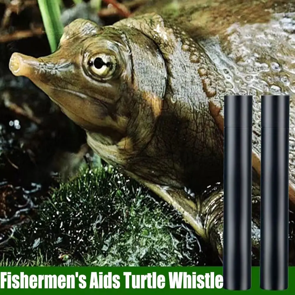 

Loud Sound Turtle Whistle Black Portable Fishermen's Aids Whistle Plastic Attracting Turtles Camping Whistle Boating
