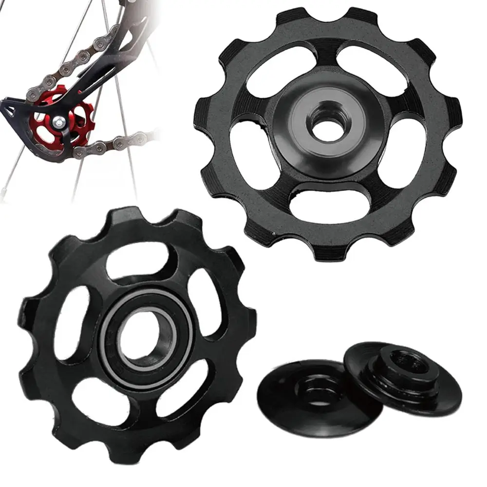 11T Gear MTB Deragliatore posteriore per bicicletta Ruota Jockey Cuscinetto sigillato in alluminio Puleggia Highway Mountain Bike Guida al cambio