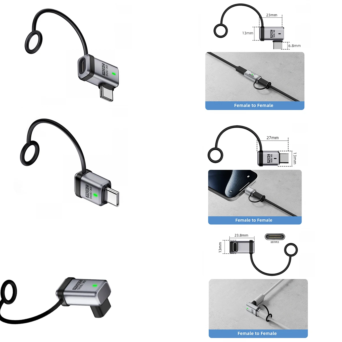 adaptador-de-dados-usb-c-usb4-20-angulo-reto-pd-240w-5a-usb-c-para-tipo-c-conversor-de-carregamento-para-macbook-120gbps-alta-velocidade-16k-@-60hz