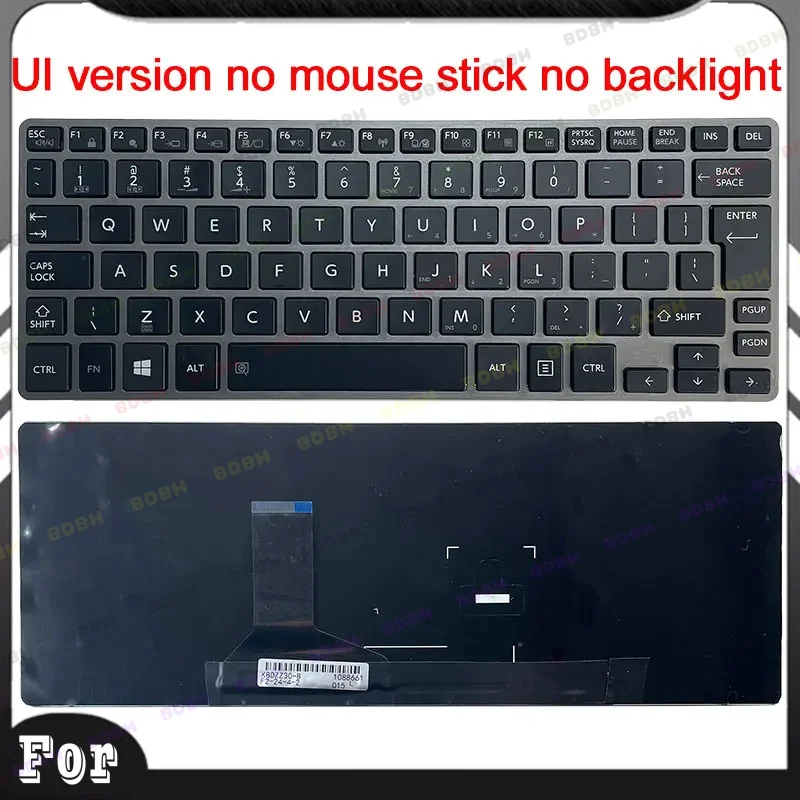 *BDBH UK Keyboard For Toshiba Portege Z30 Z30T/-A/-B/-C Z30-A Z30t-A Z30T-A1310 Z30-A1302 Z30-C Z30T-C Z30-B Z30T-B