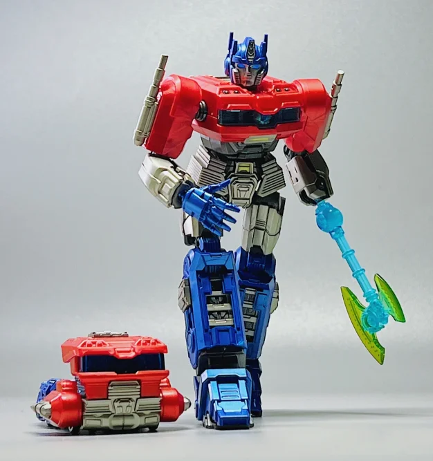 BLOKEES Optimis Prime Transformers One Classic Class Megatronous Prime Zusammengebautes Modellbausatz Figuren Bewegliche Blokees