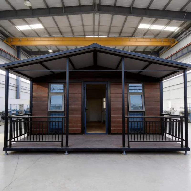Custom Modern Luxury Portable Prefab Home Pre-Manufactured Modular Steel Structure Modern Living Steel House