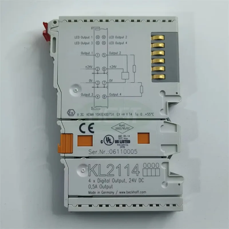 Controlador de Módulo PLC Beckhoff Marca Original KL2114