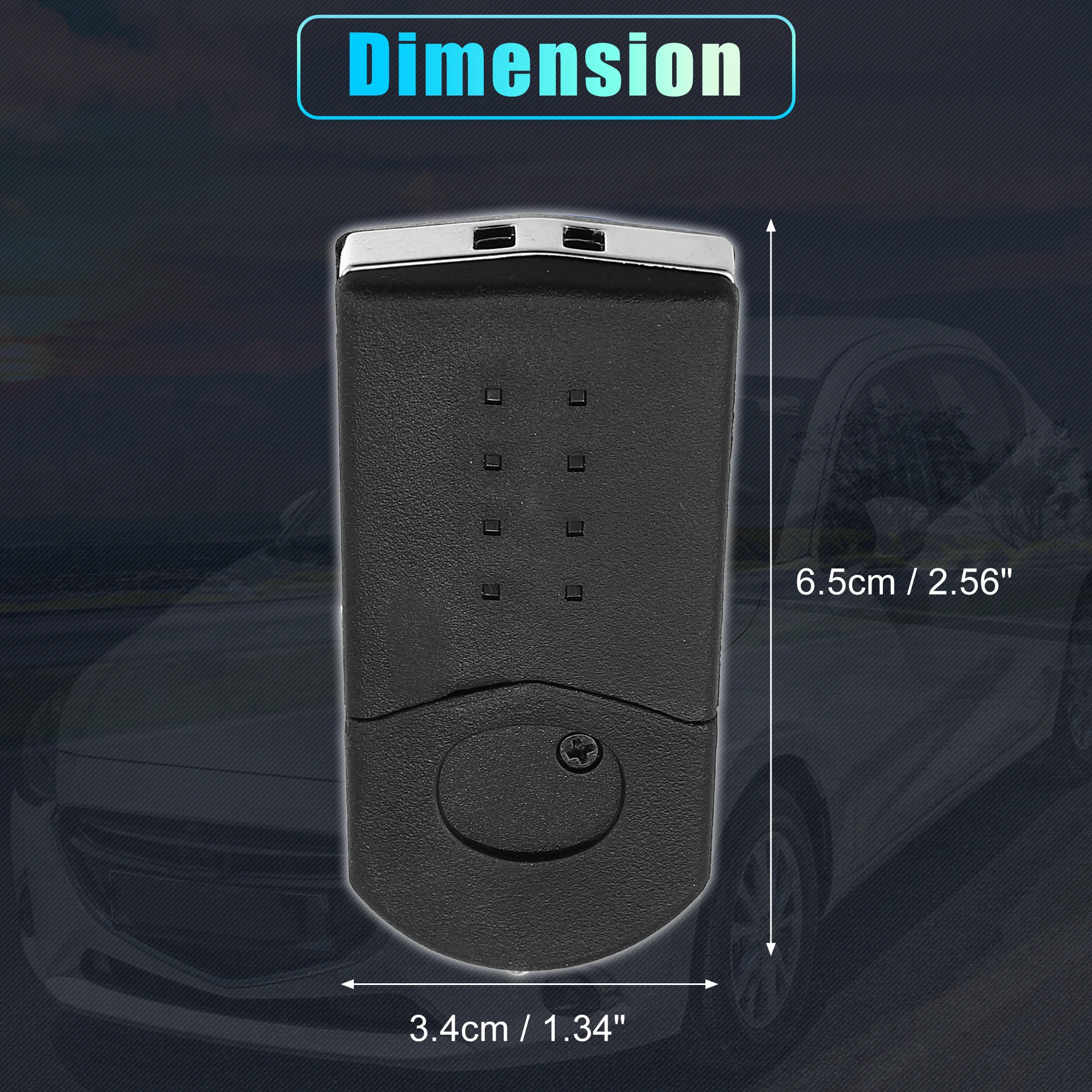 X Autohaux Car 2 Button Remote Key Fob Case Shell Cover Housing Tools for Mazda 3 5 6 RX8 CX5 CX7 CX9 Replacement Accessories