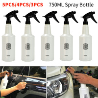 5-1PC Car Washing Hand Pressure Spray Bottle 750ml Sprayer High Corrosion Resistance Pressurized Car Wash Garden Spray Bottle