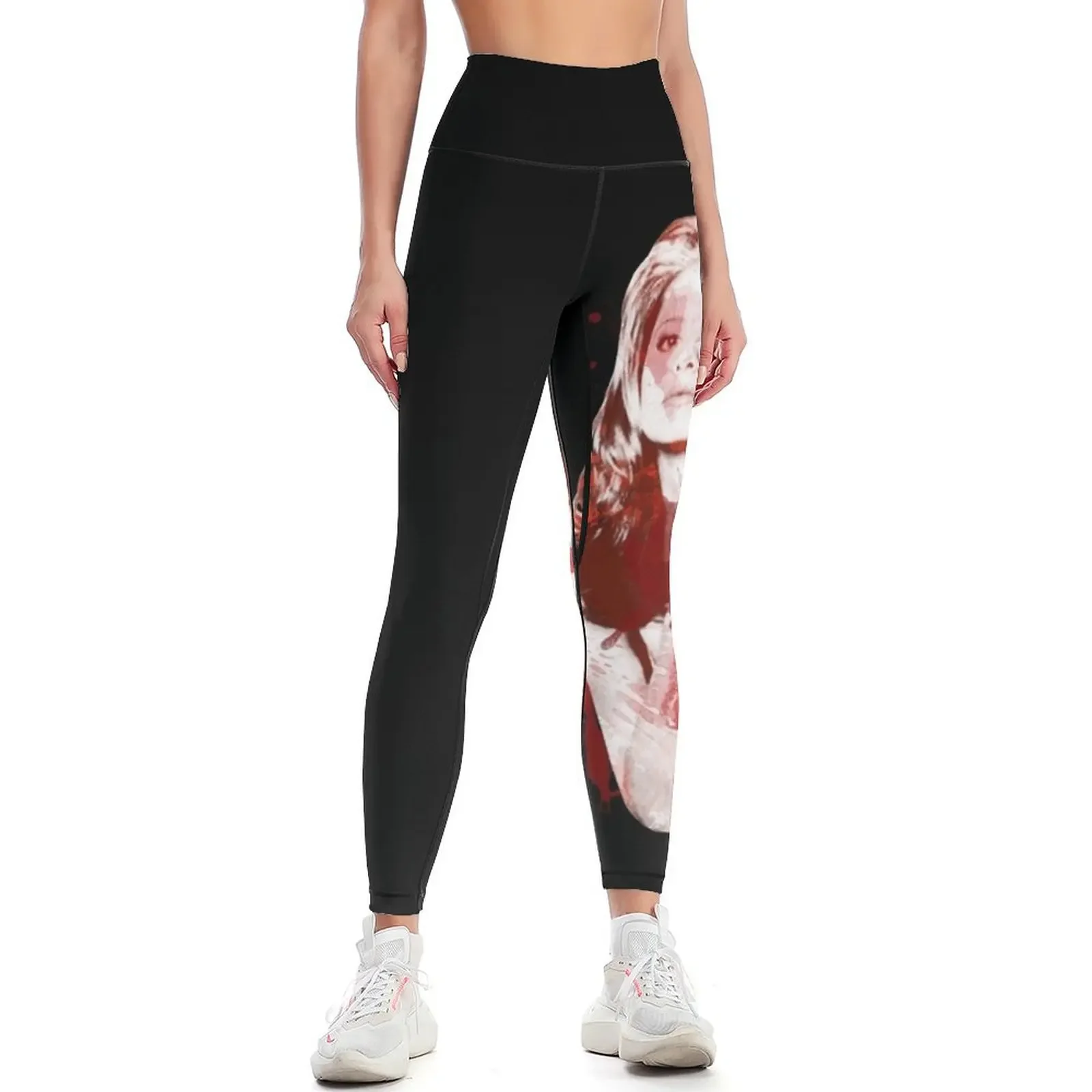 

Splatter Buffy Leggings workout shorts for girls Sports pants woman active wear Womens Leggings