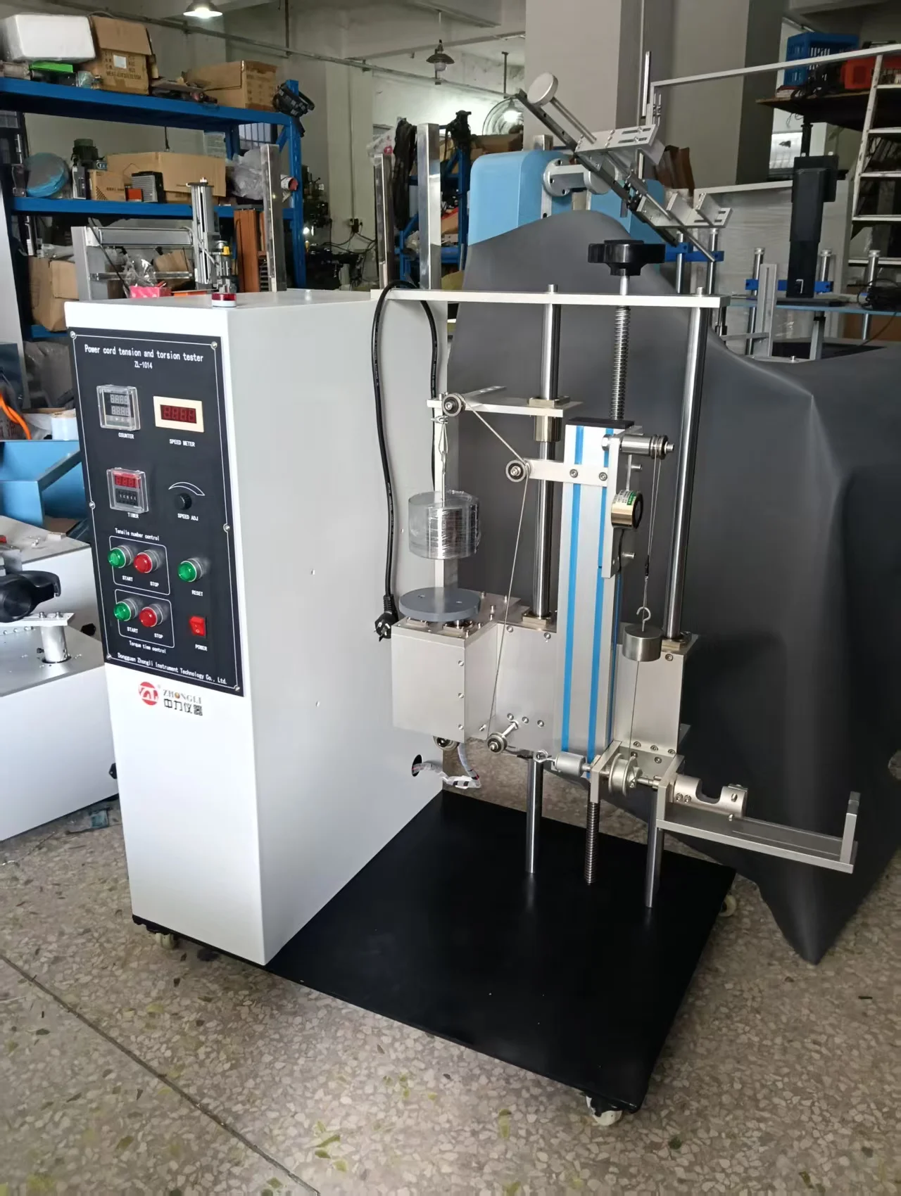 IEC Standard Power Cable Torsion Tester, Professional Wire Tension Testing Instrument for Electrical Cords