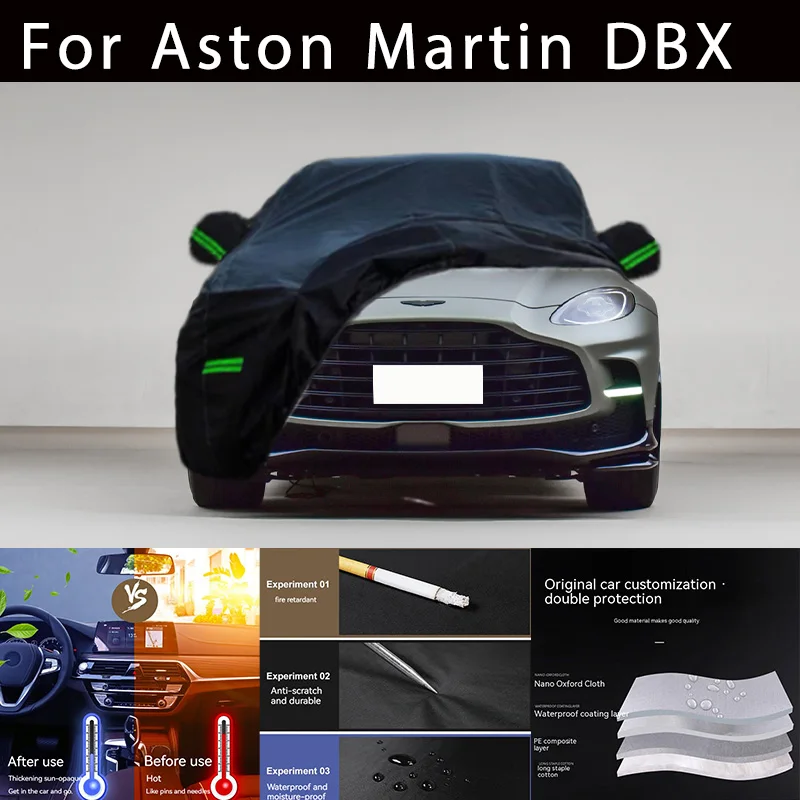 

For Aston Martin DBX Outdoor Protection Full Car Covers Snow Cover Sunshade Waterproof Dustproof Exterior Car accessories