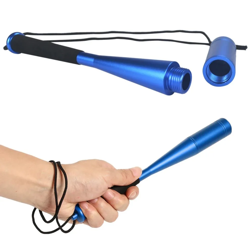 

Outdoor Fishing Priest Fish Whacker 24.5cm Aluminum Alloy Knock Fish Stick Non-Slip With EVA Handle Fish Hammer for Small Fish