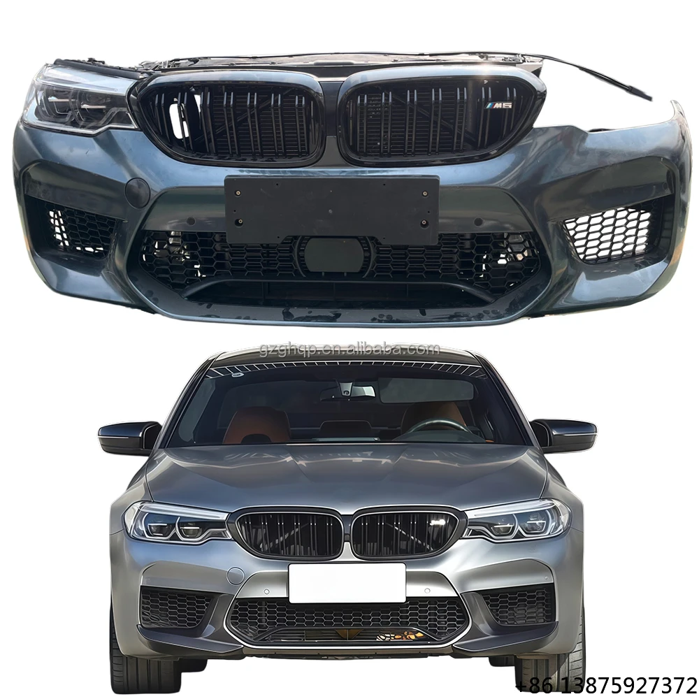 

Оригинальный передний бампер в сборе для M5 F90, включая передний и задний бамперы, капот, крылья и обвес (2018-2019).
