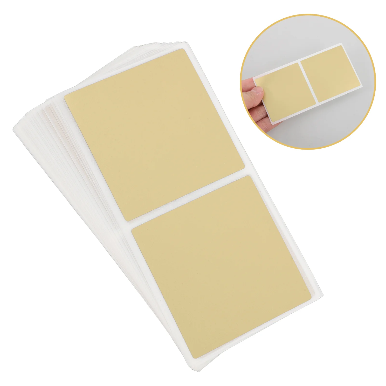 25 Sheets Scratch Card Stickers off Paper Tickets Self-adhesive Film Make Your Own