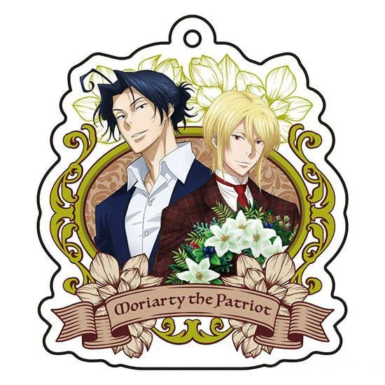 Anime Fans Gifts Moriarty the Patriot HD Figures Q Edition Charm Acrylic Keychain pendant Ornament Collection Series About 6cm