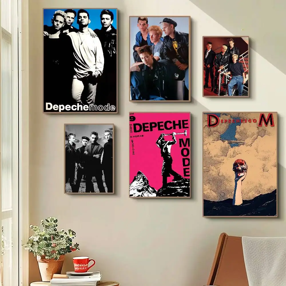 Band Depeche Mode Anime Poster Wall Art For Home Bar Cafe Movie Theater Decor DIY Vintage Print For Un