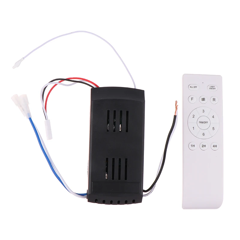 Universal Ceiling Fan Remote Control Kit Replacement 6-Speed Remote Receiver Controller For Home Ceiling Fan Light