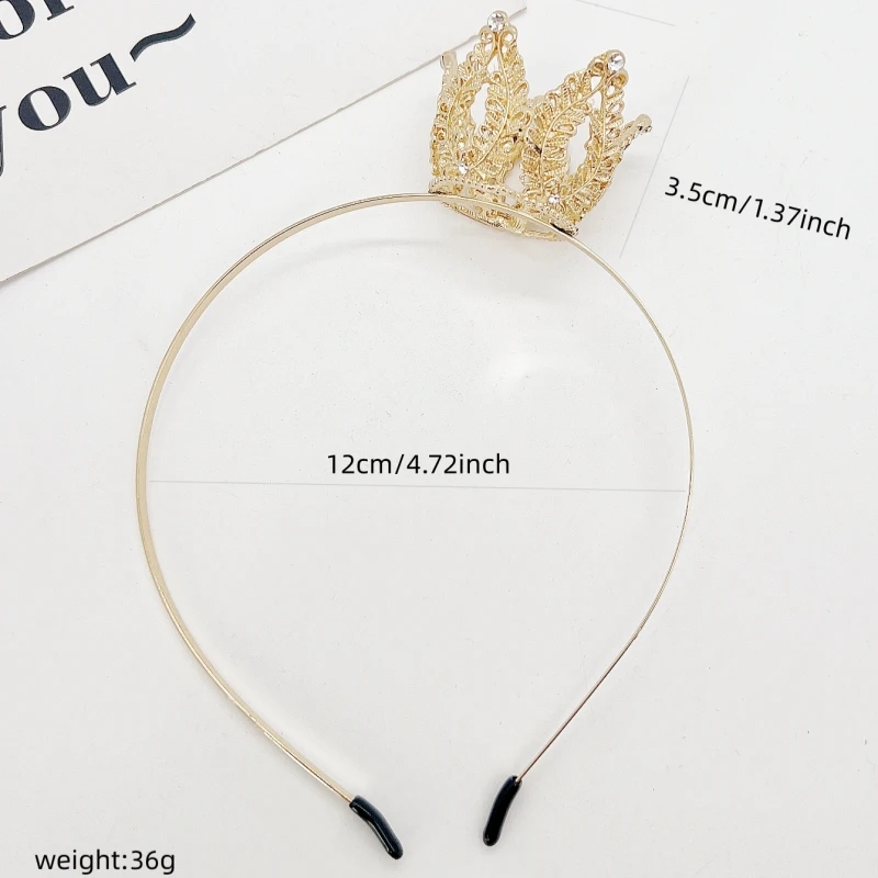 1pc New Water Diamond Crown Hair Hoops and Combs Cute Princess Girls Hair Accessories Baby Crown Hair Accessories Bride Headwear