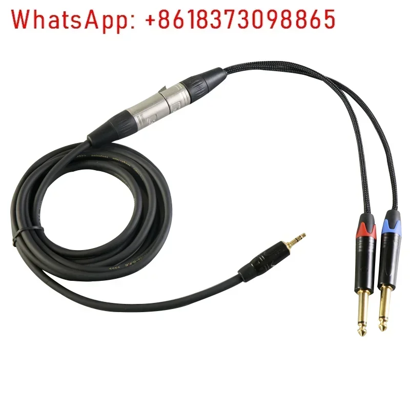 

Аудиокабель одна точка два 3,5 мм на двойной 6,5 мобильный телефон компьютер к удлинительному кабелю микшера из чистой меди