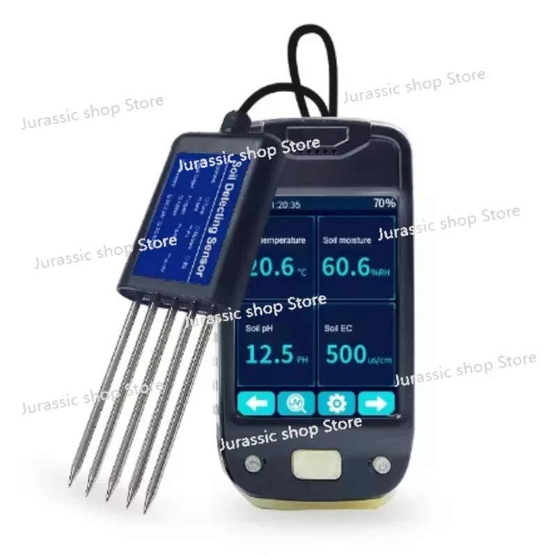 

Real Time Portable Soil Analyzer Handheld Soil 7in1 Sensor with Data Logger Soil PH EC Sensor Multi-in-one Sensor