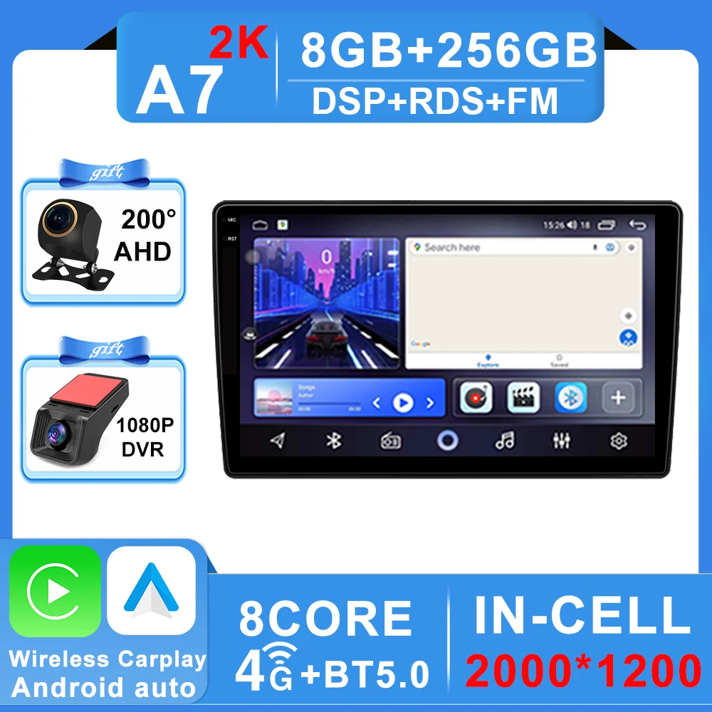Android 16 Carplay Video Voor Citroen C5 X7 III Autoradio GPS Navigatie Stereo 4G Wifi Auto Monitor DVD Bluetooth Geen 2din DSP 2k