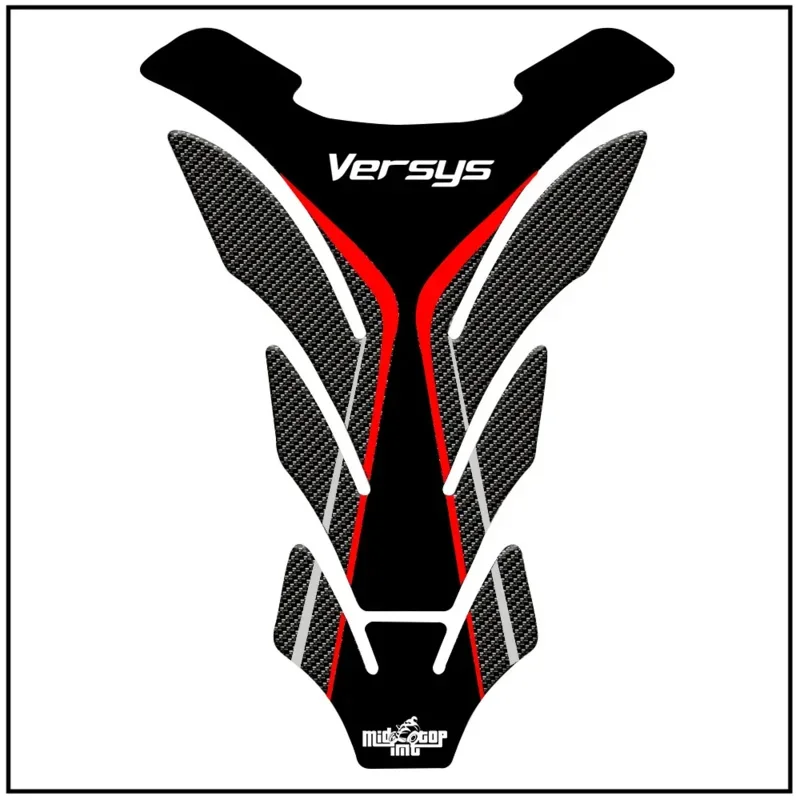 

Motorcycle tank pad tankpad protector sticker fish bone style oil tank stickers car-styling 3D carbon fiber