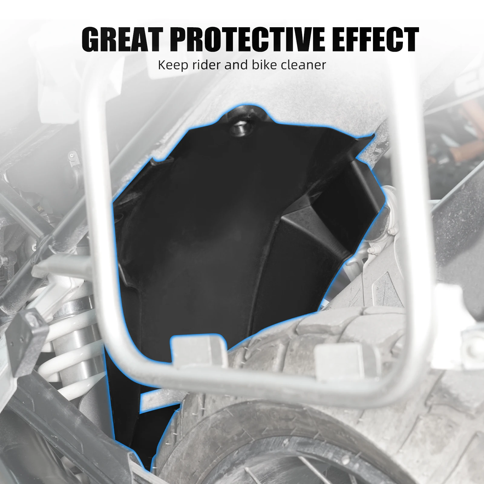 For BMW R 1250 GS 2018-2023 Rear Wheel Fender Mudguard Splash Guard R1250GS 2018 2019 2020 2021 2022 2023 - Image 2