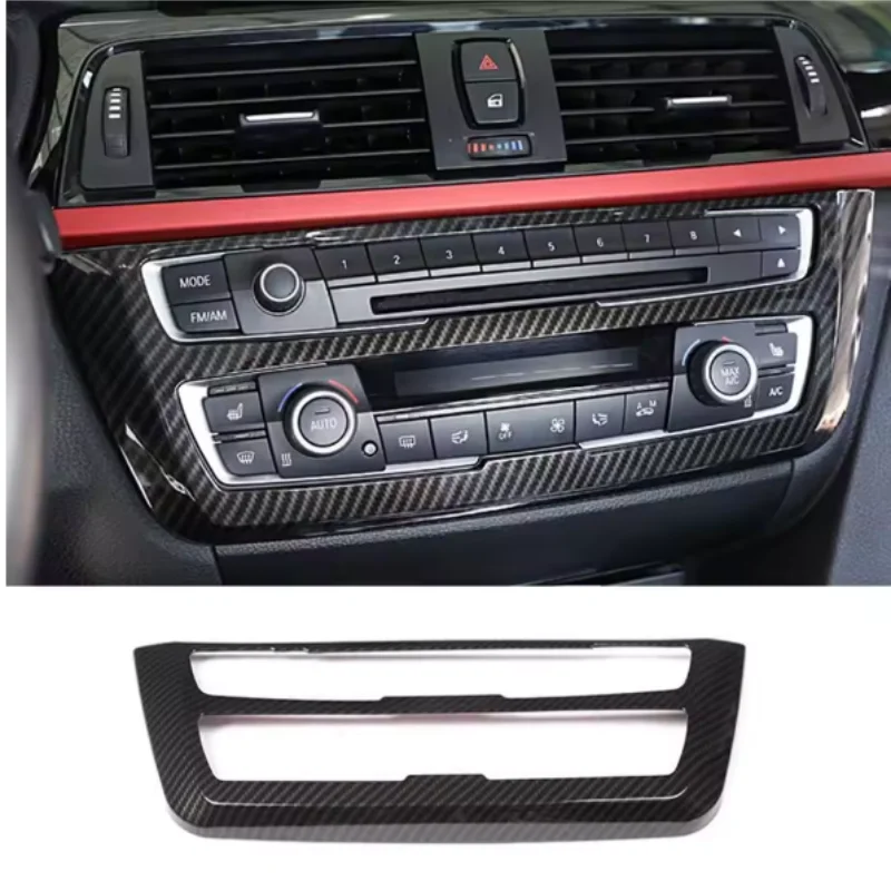 

Carbon Fiber CD Air Conditioning Button Frame Suitable For BMW 3 Series F30 F31 F32 F33 F34 F36 F80 F82 M3 M4 2013-2018