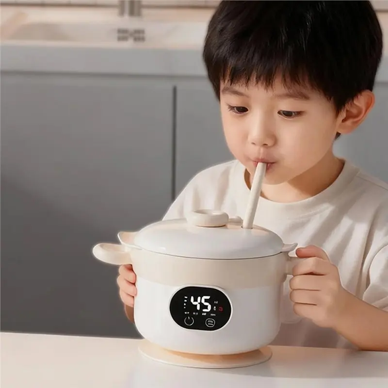 JHD Multifunctional For Meals Food Warmer Bowl Rechargeable With Silicone Cover, Intelligent Temp Control For Meals Toaster