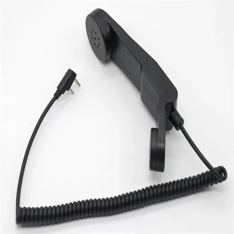 2Pin K-Type Military Army Retro Telephone Shoulder PTT Mic Microphone For Baofeng UV-5R RETEVIS Quansheng K5 TYT Radio