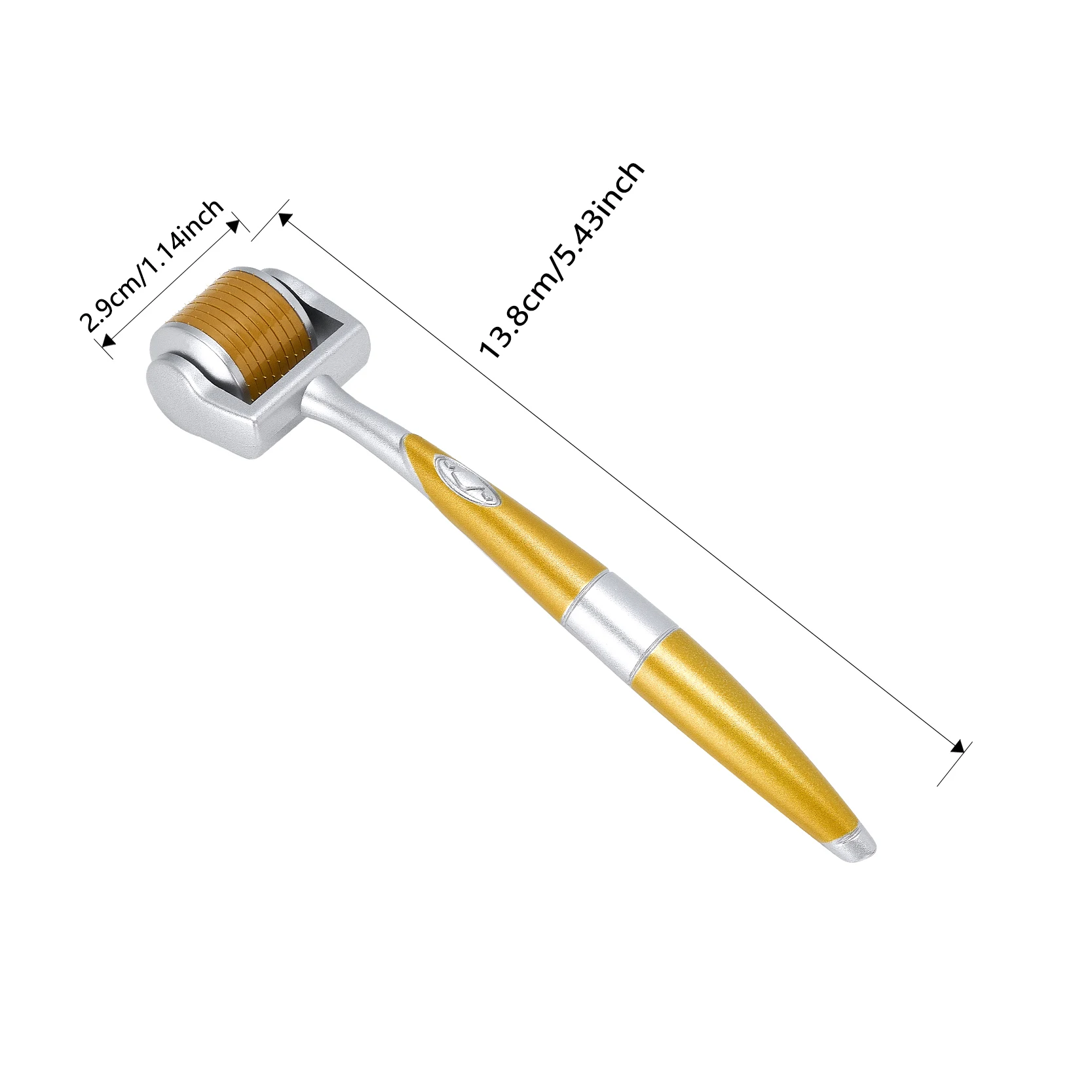 198 Microneedle Roller for Face, Beard, Hair and Body Care, Needle Length 0.25mm, Microneedle Stamp Beauty Device view 3
