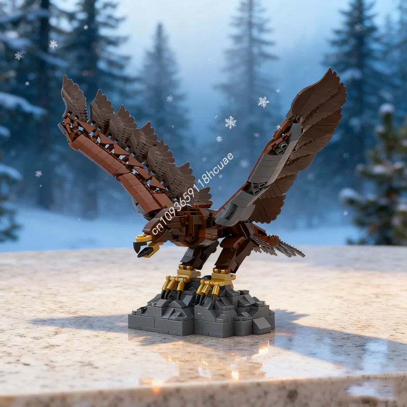 

584 шт. MOC LOTR Большой Орел Хоббит и Лорд Модель Строительные блоки Строительная сборка игрушки DIY Кирпич Рождественские подарки День рождения