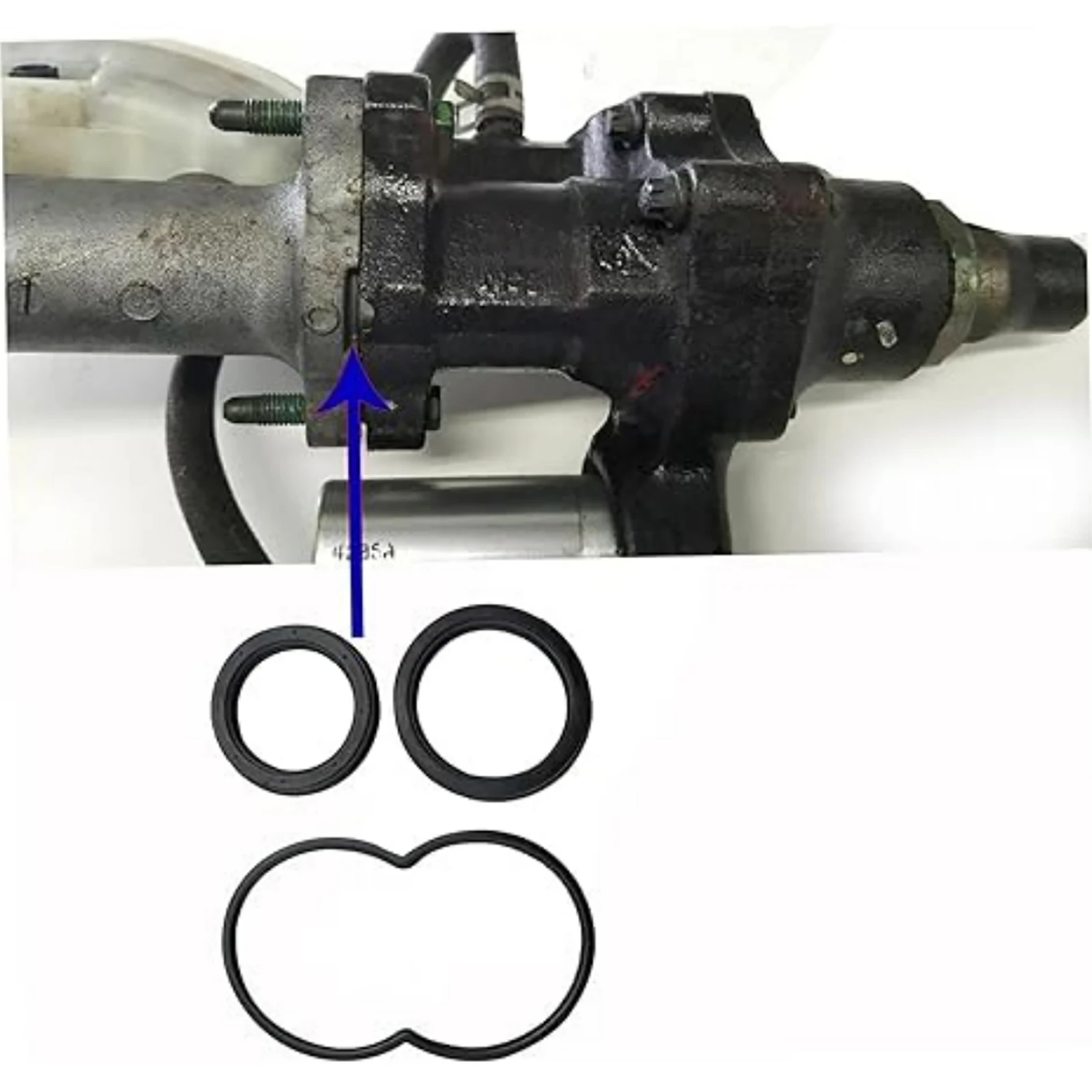 

3Pcs/Set Black Rubber Hydroboost Seal Kit Replacement For Chevy For GMC For Ford For Dodge Car Accessories Repair Part Tool