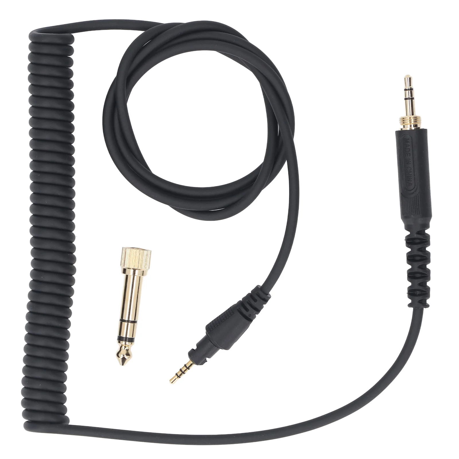 Kopfhörer-Audiokabel, Kopfhörer-Verlängerung, Spiralkabel, Plug-and-Play, für DJ HDJ CUE1, HDJ CUE1BT, HDJ X5, HDJ X7, HDJ S7