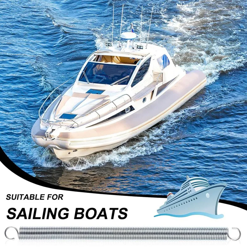 工業建設用ダブルフックエンド,延長スプリング,ホット,3/8x6-1/2インチ,0.047インチ,12個