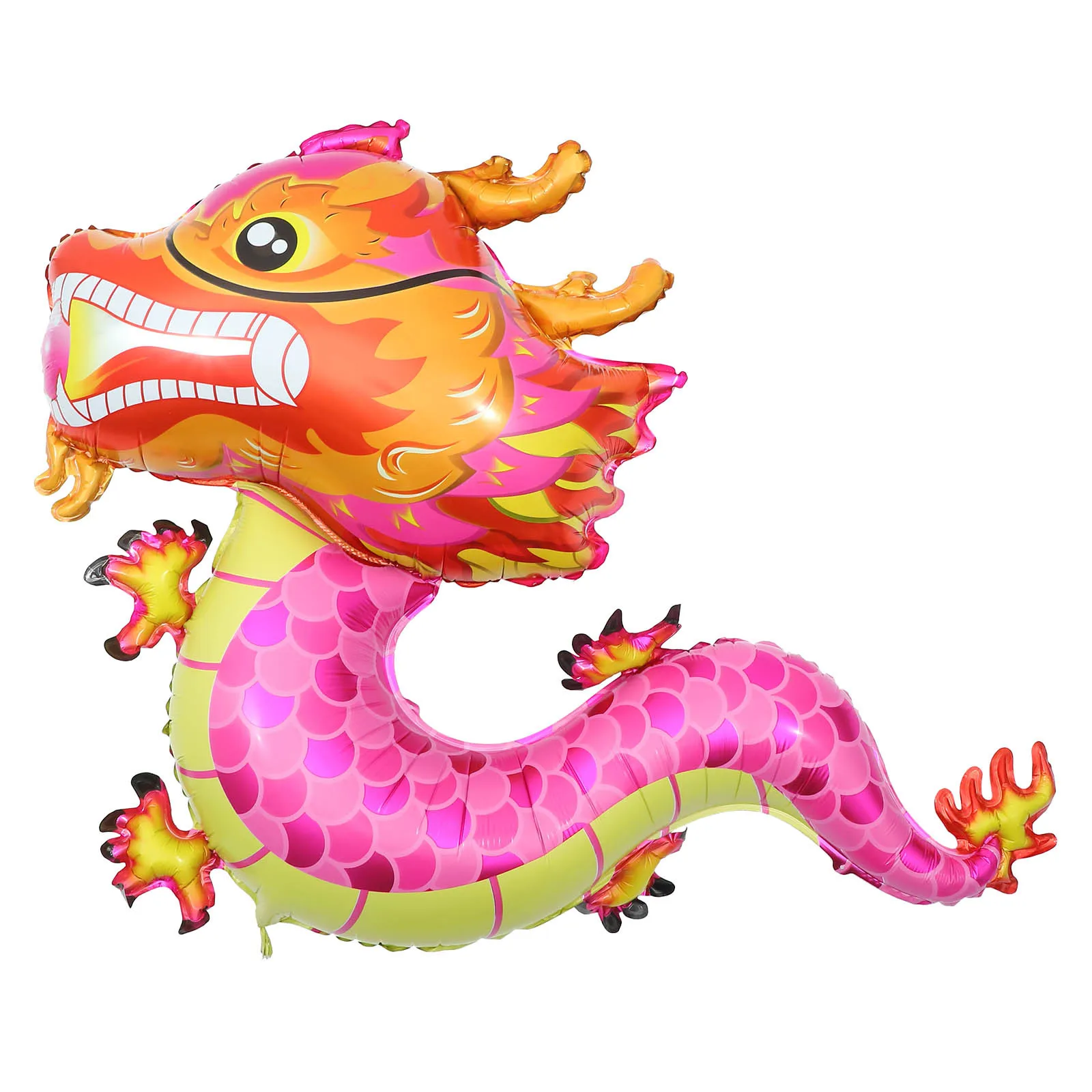 

5pcs Chinese Dragon Balloons Foil Balloon Jumbo Party Decorations For New Year 2024 Birthday Celebration Spring Festival Large