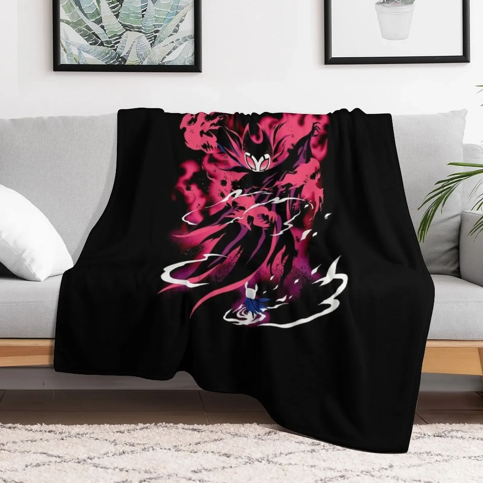 ERPGroup Hollow Knight Merch Hollow Knight Troupe Master Throw Blanket Flannel Fleece Soft Warm Throw Blanket