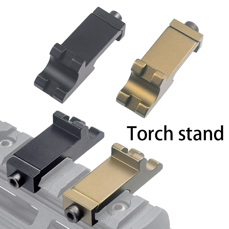 45 Degree Angle Offset Side Adapter RTS 20mm Picatinny Rail Flashlight Accessories