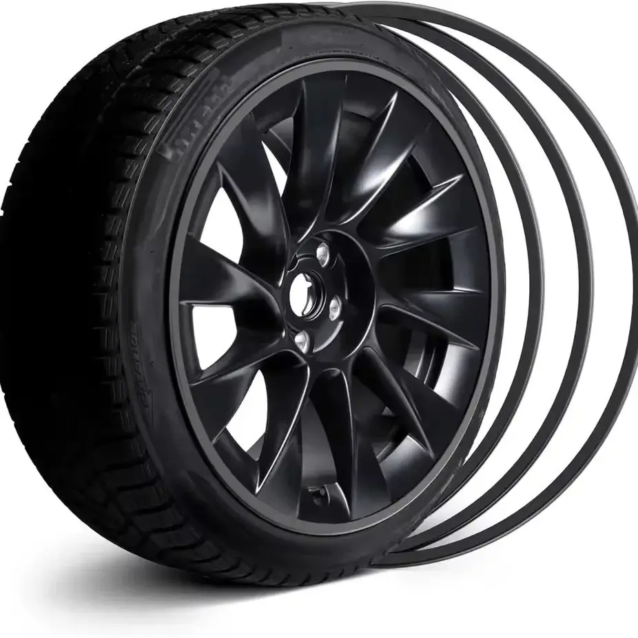 Yehua Automotive Lichtmetalen Velg Protector Voor Tesla Model 3Y Voor BMW Benz Audi Hyundai Toyota VW ID4 ID6 Auto wielnaaf Cover - afbeelding 2