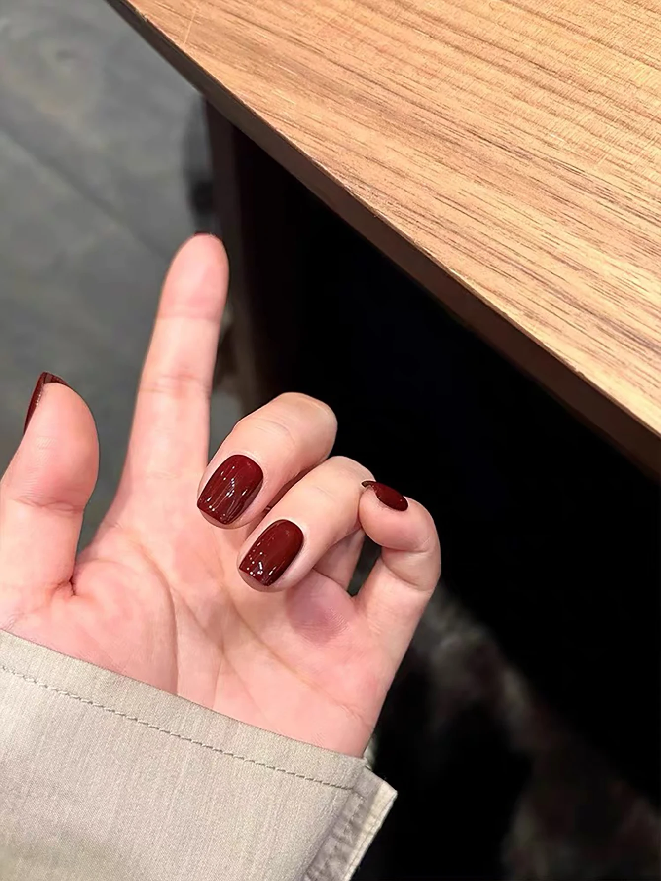 طلاء أظافر جل أحمر نبيذي وزعرور 10 مل، طلاء أظافر بالأشعة فوق البنفسجية/LED نقع الفورمالديهايد - مجاني لصالونات التجميل المنزلية للعام الجديد