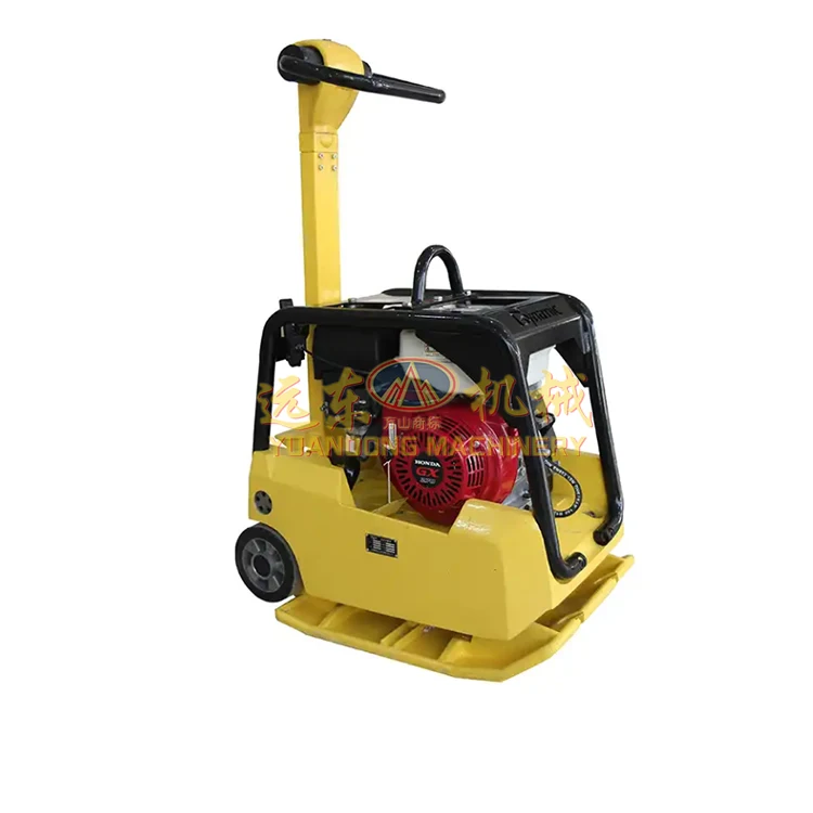 Excellently One Way Reversible Diesel Gasoline Powered Vibrating Plate Compactor Neat 80kgs Powered Soil Plate Compactor