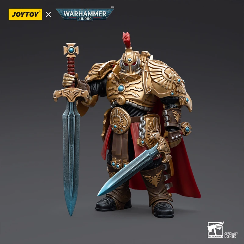 JOYTOY Warhammer Action Figure Adeptus Custodes Blade Champion 1:18 Blade Champion Model Warhammer Military Toys Dolls