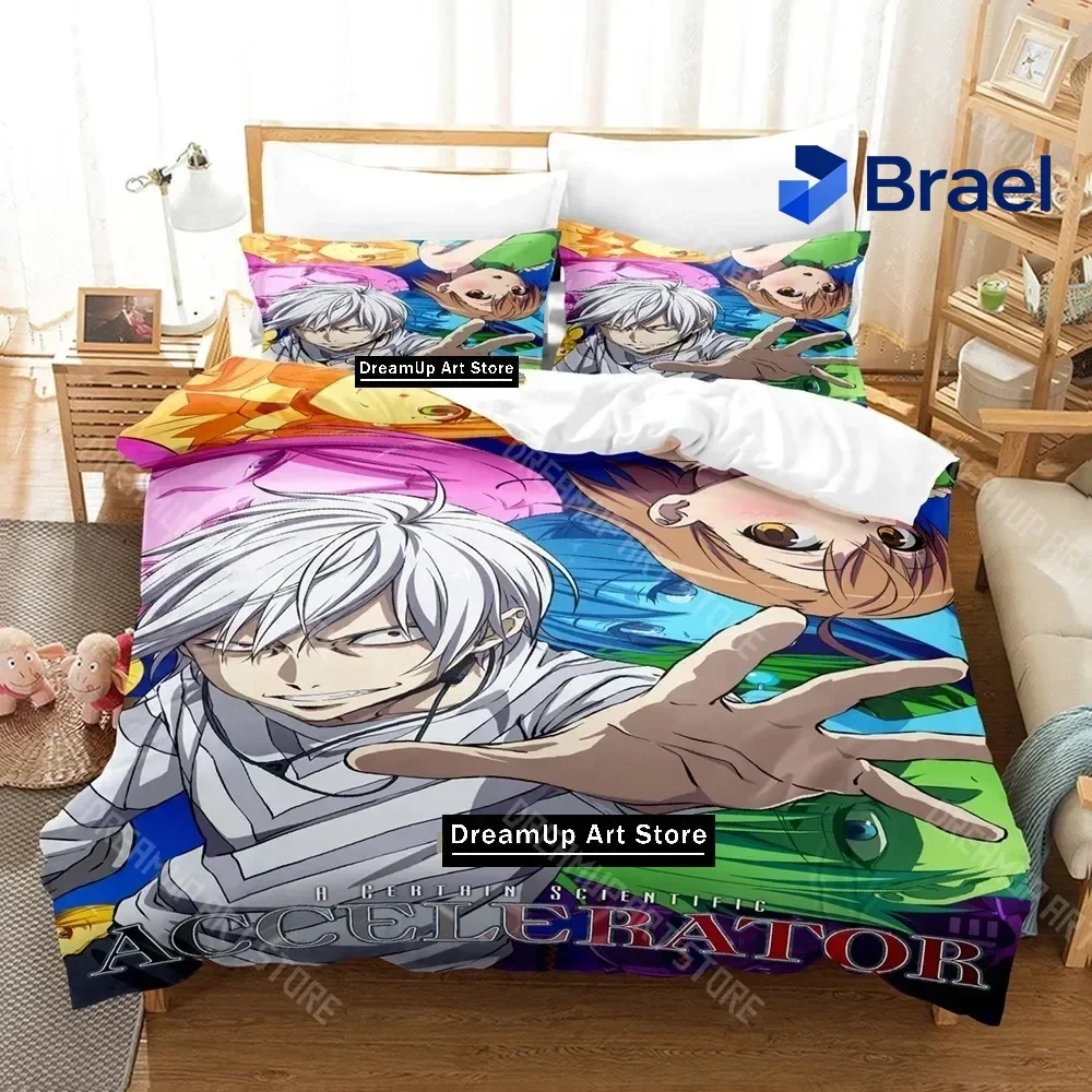 Exquisite 3D Print A Certain Scientific Accelerator Bedding Set Single Twin Full Queen King Size Bed Set Adult Kid Bedroom Duvet