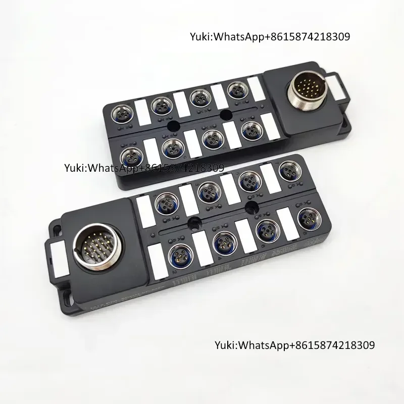 Custom Flexible PVC PUR Cable Harness M12 4 6 8 Port PNP NPN Single Dual Channel Junction Distribution Box LED Sensor