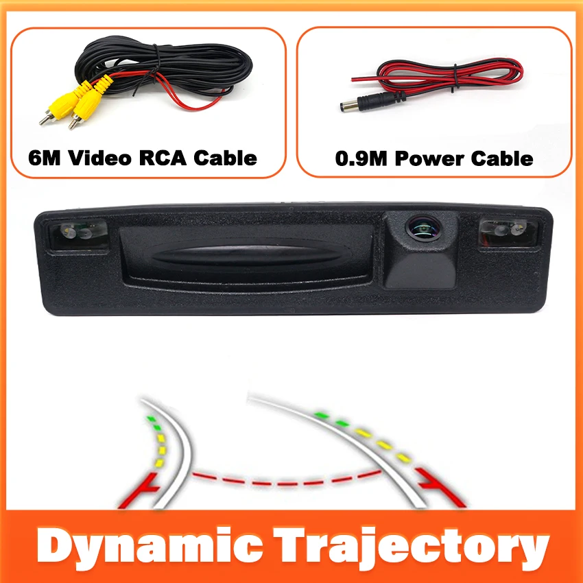 HD Trunk Handle Camera For Ford Focus Mk4 C519 2018 2019 2020 2021 CCD Night Vision Backup Reverse Rear View Camera High Quality