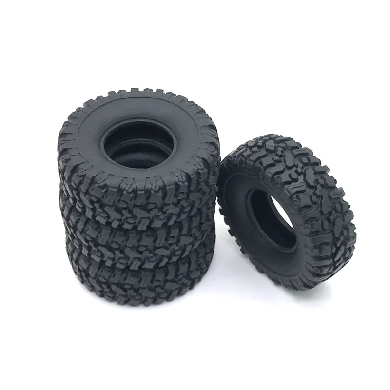 Metal Upgrade 64mm Soft Tire Skin For WPL C14 C24 B14 B16 B24 B36 HengLong FeiYu JJRC RC Car Parts