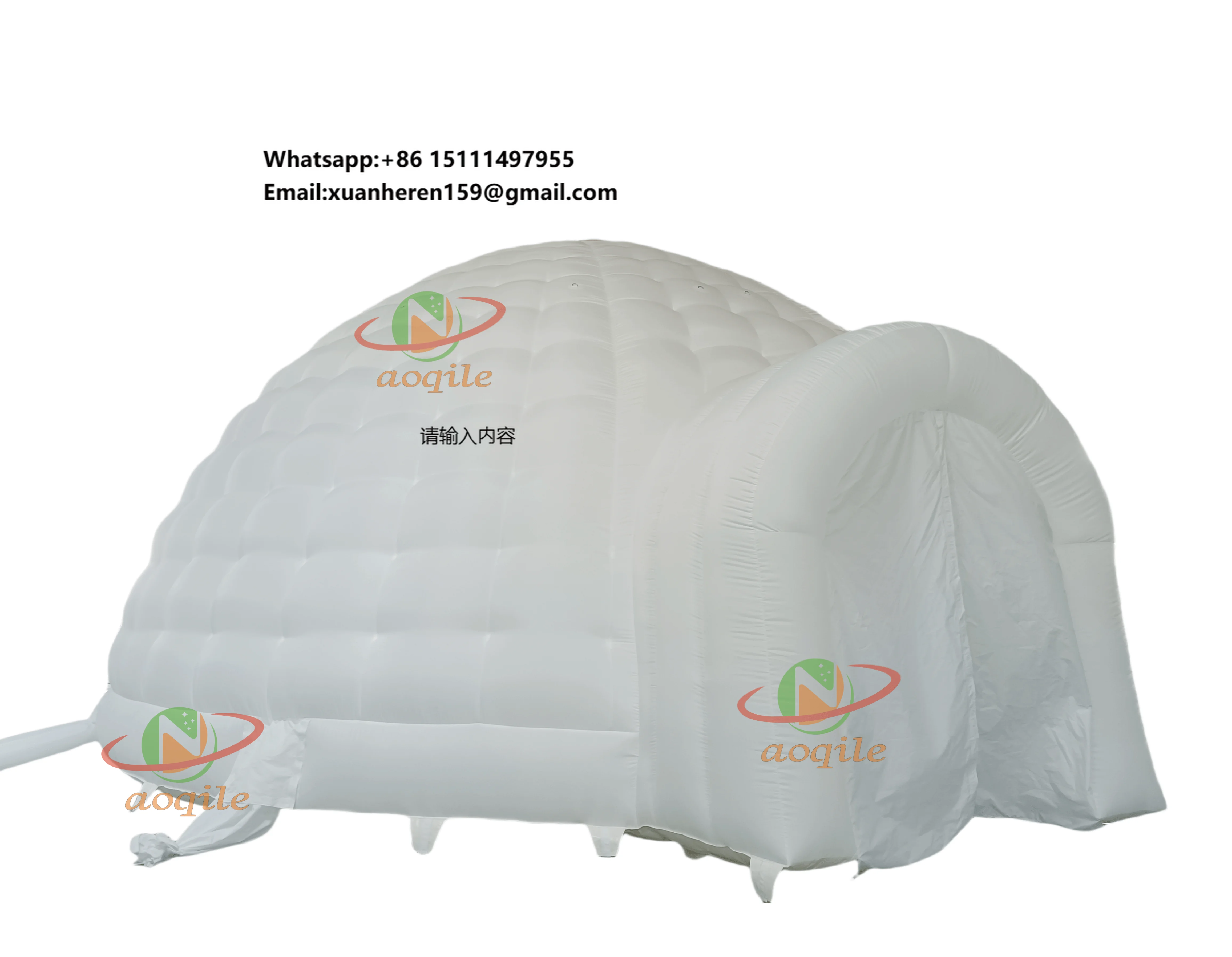 

Aoqile High-quality Outdoor Mountaineering, Camping, Play and Entertainment Inflatable Dome Tent for Events