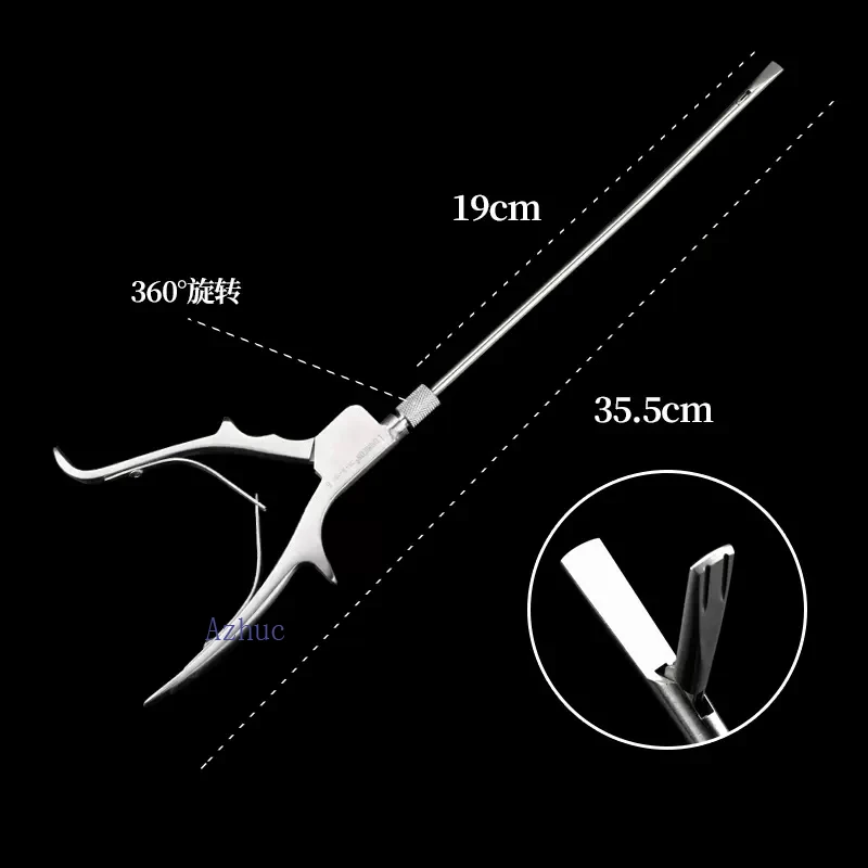 ปืนสแตนเลสประเภท Nucleus Pulposus Forceps Facial Stripping Scoop ผิวแยกผ่าตัดพลาสติก Facial Stripping Gun Fo